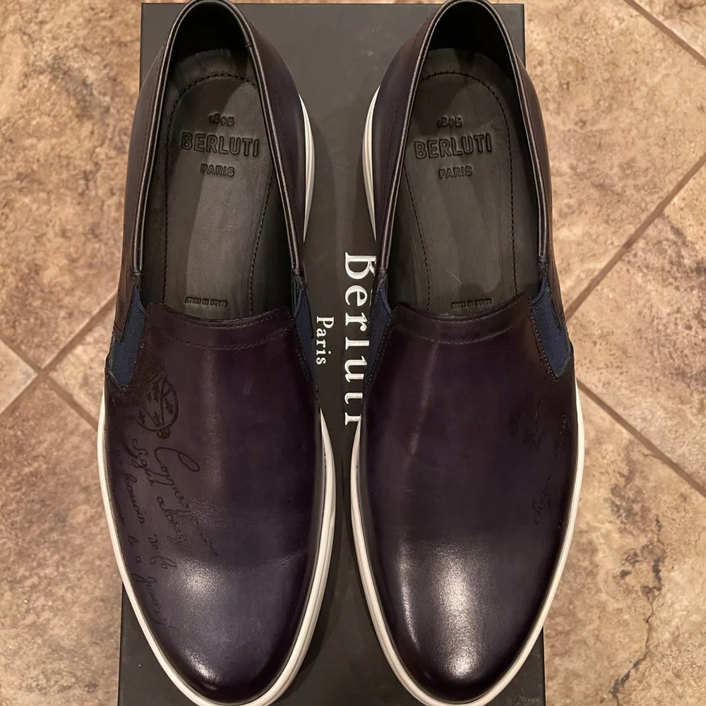 Berluti Playtime Scritto slip-on - Picture 6 of 10